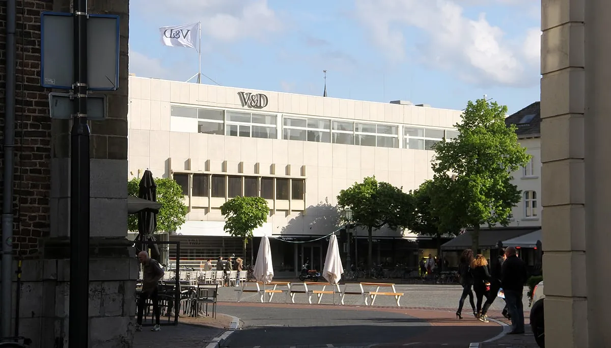 vend sittard gezien vanaf de oude markt