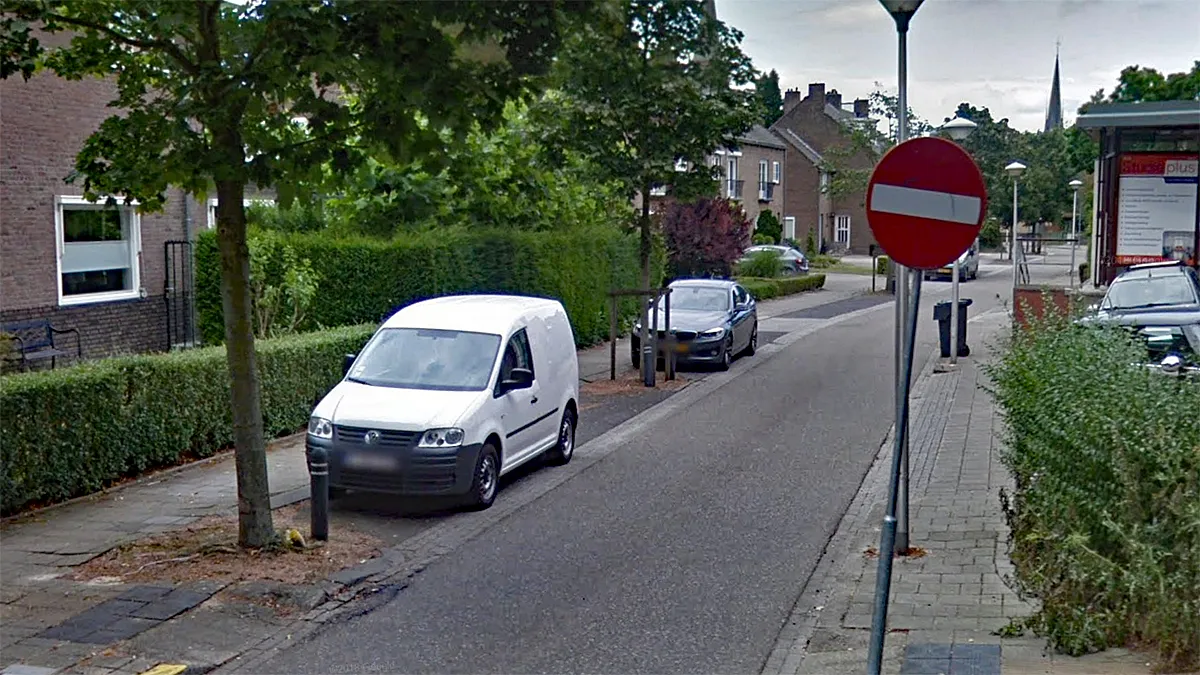 verboden in te rijden bord c02