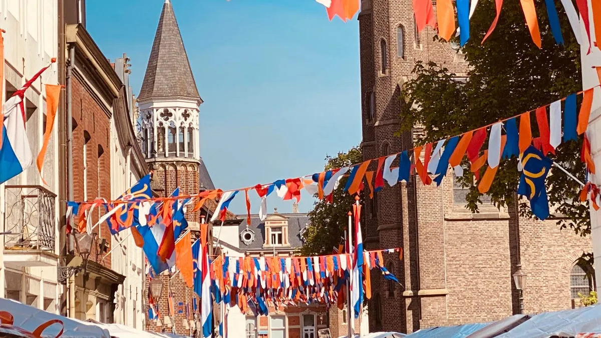 versieringen met koningsdag