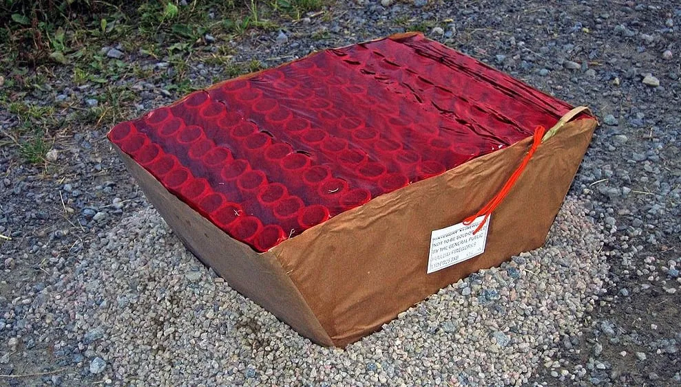 vuurwerk cake
