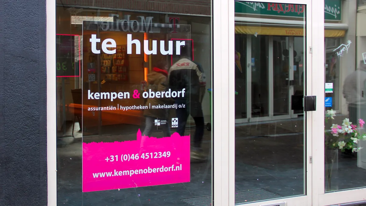 winkelpand te huur