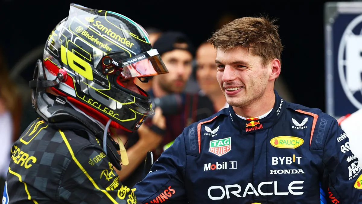 2024f1gp16 verstappen feliciteert leclerc