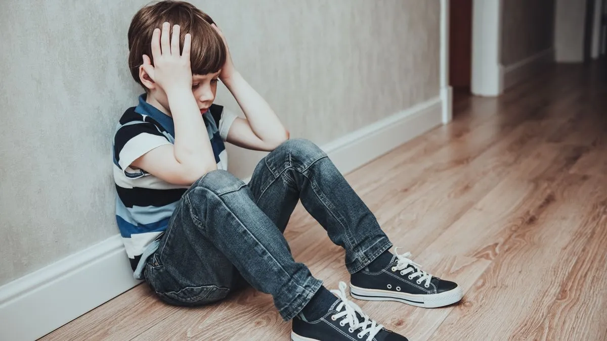 kind ongelukkig huiselijk geweldjpg