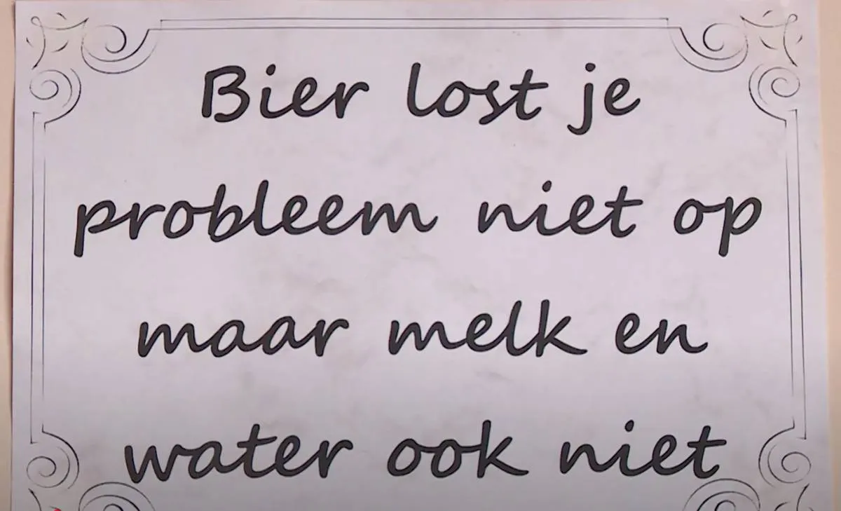 bier lost geen problemen op
