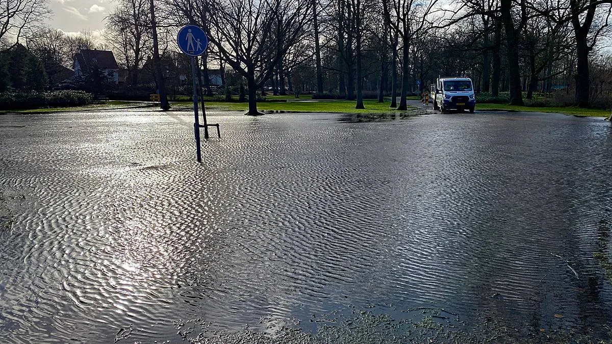 wateroverlast stadspark januari 2025 2