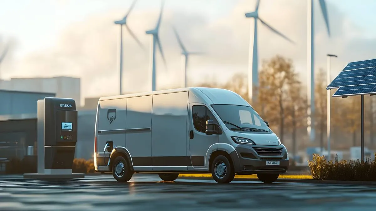elektrische bestelbus opladen