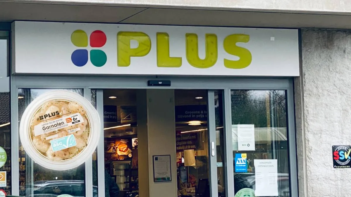 allergenenwaarschuwing garnalen plus supermarkt
