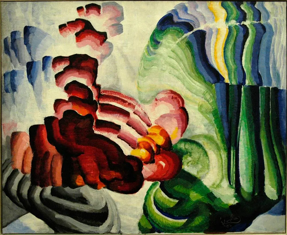 voorbeeld abstractekunst compliment door frantisek kupka