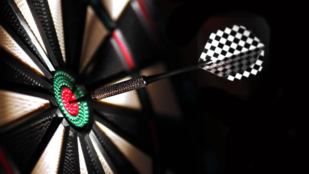 dartspijl bullseye