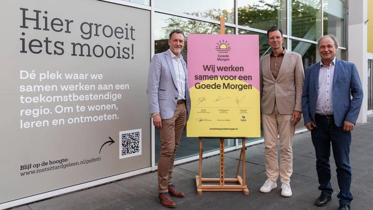 wethouder ivo tillie gemeente sittard geleen bij galfettigebouw