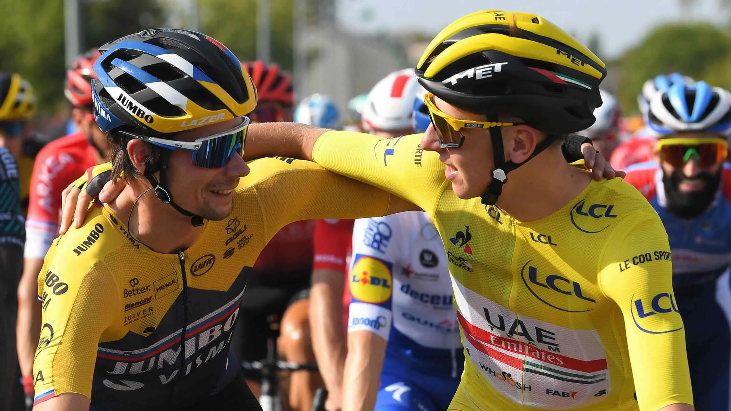 primoz roglic tadej pogacar