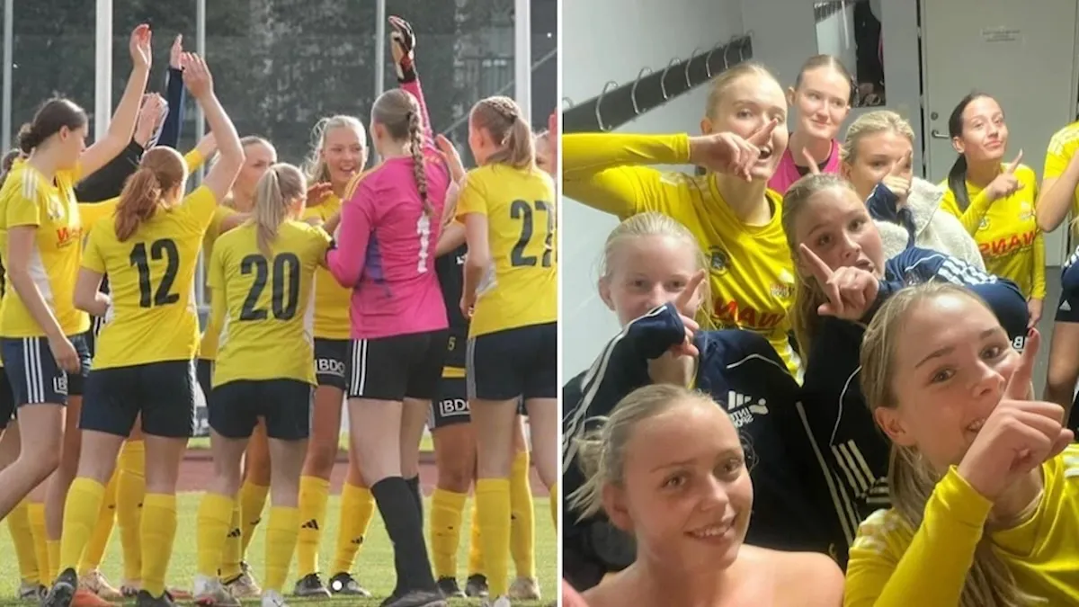 Fodboldhold hverken tabte eller lukkede mål ind - blev kun nummer to