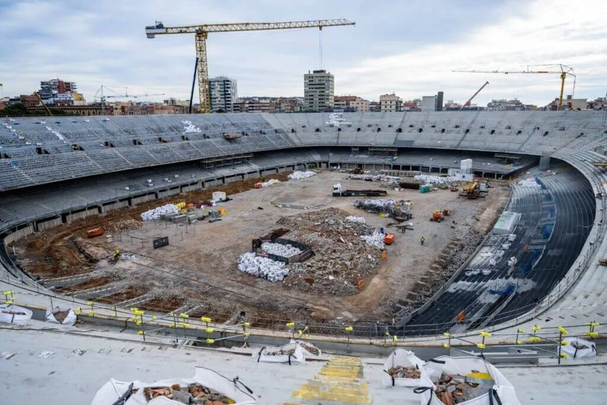 gamle camp nou renovation