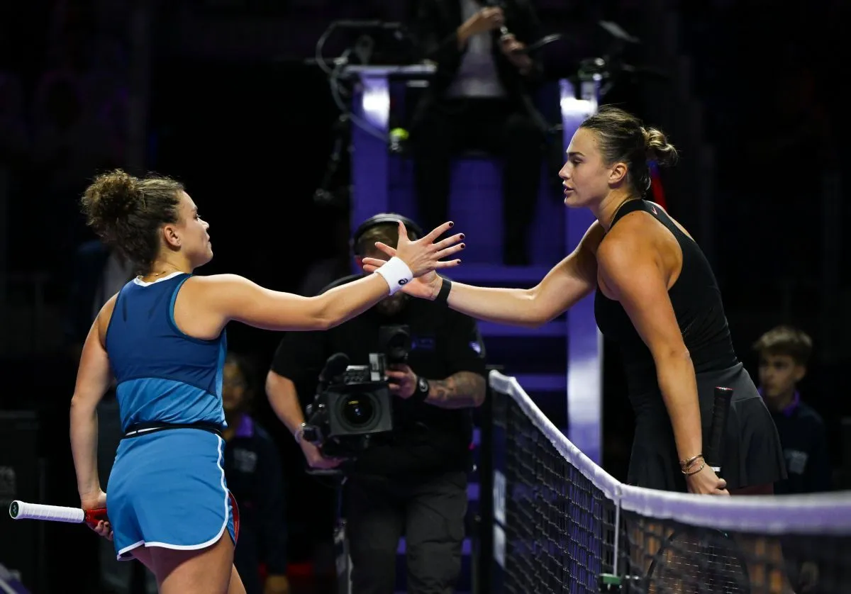 WTA Finals: Aryna Sabalenka i semifinalen, mens Elena Rybakina er ude