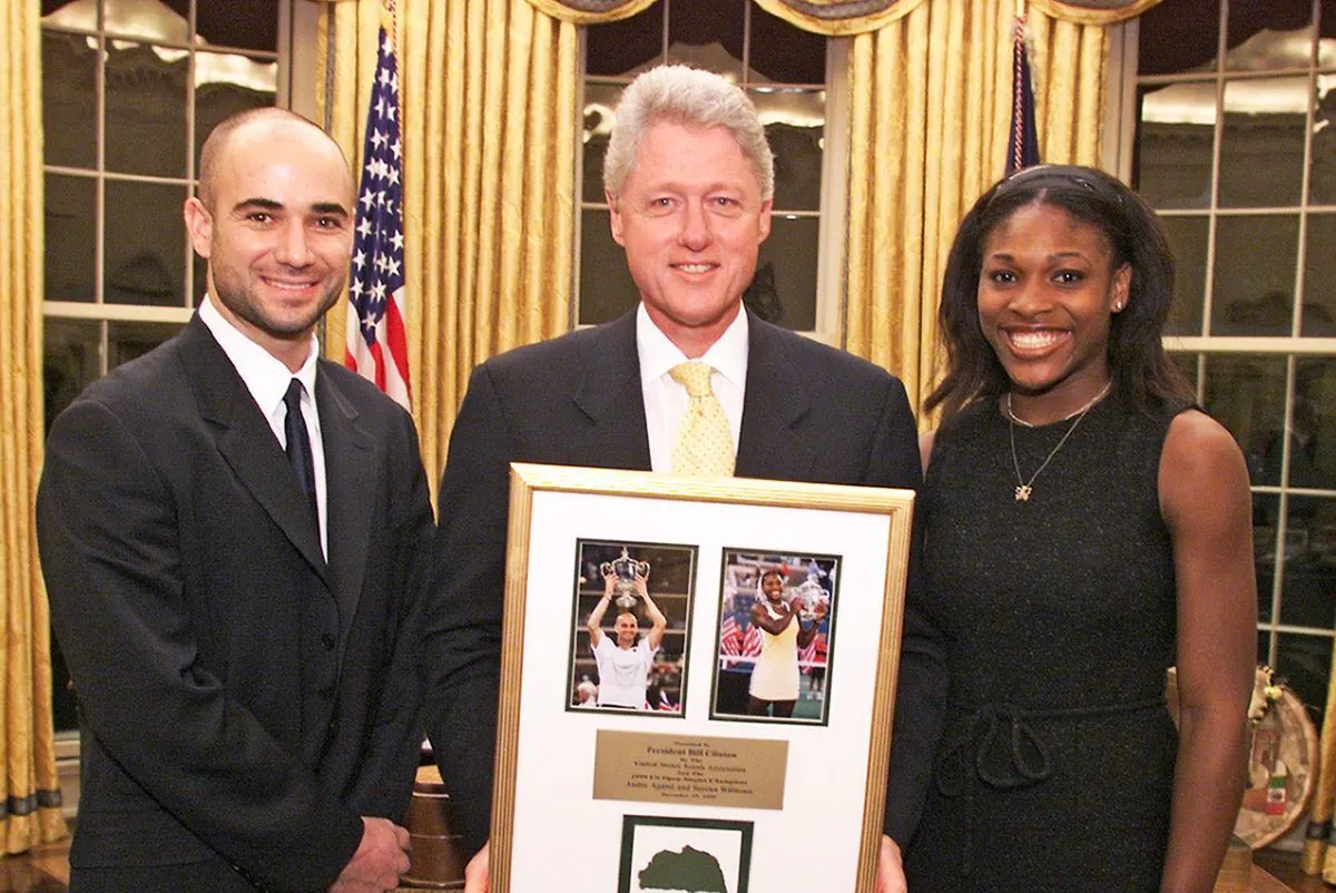 bill clinton serena williams