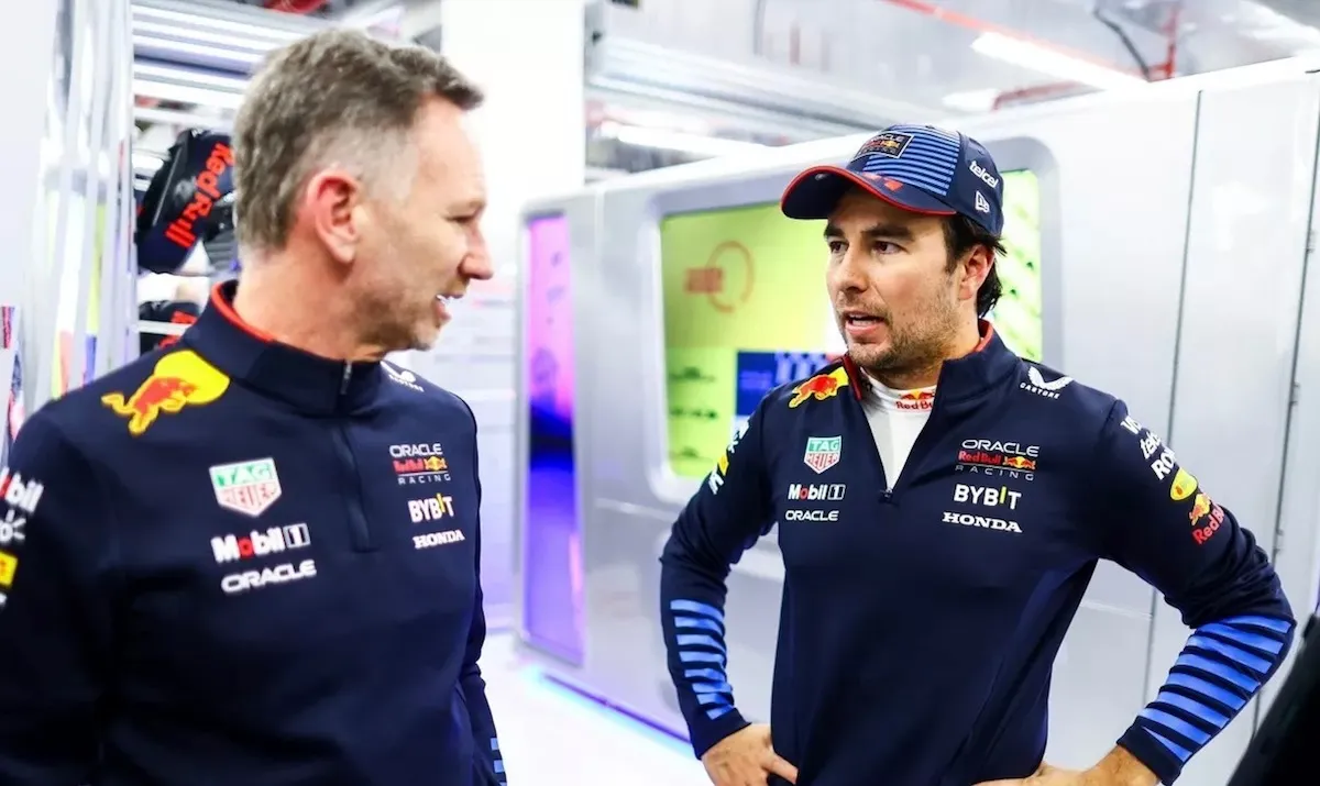 Christian Horner forvirret over Sergio Perez' start: 'Når lyset slukker, skal du køre'