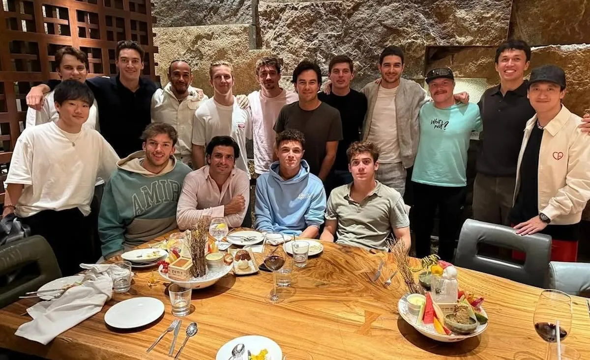 lewis hamilton lando norris middag f1
