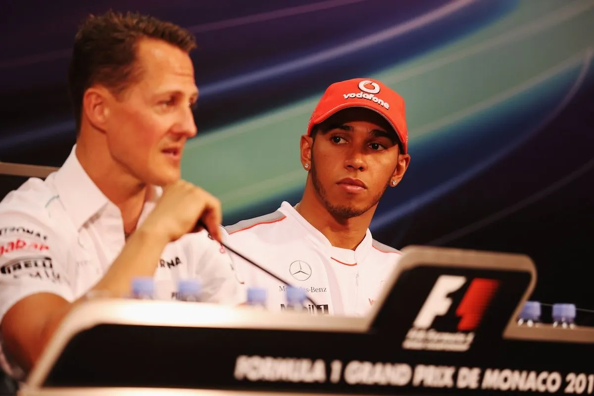 michael schumacher lewis hamilton