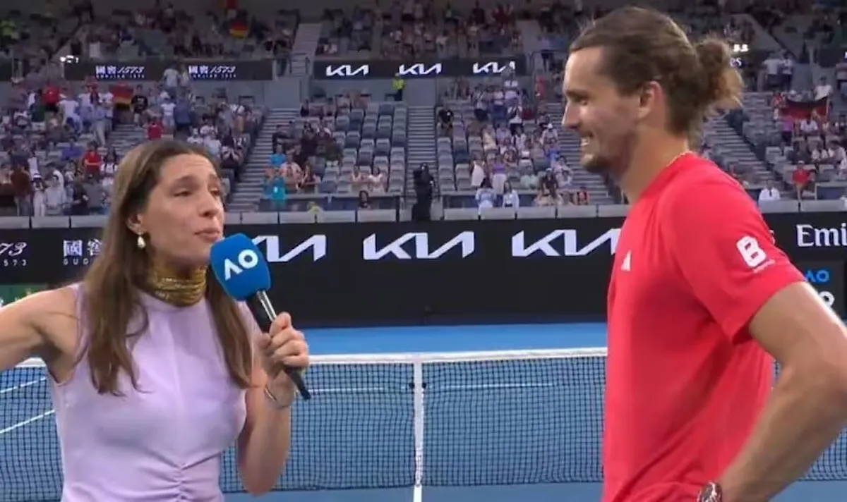 Australian Open-interviewer undskylder til Alexander Zverev efter at have 'råbt ad ham'