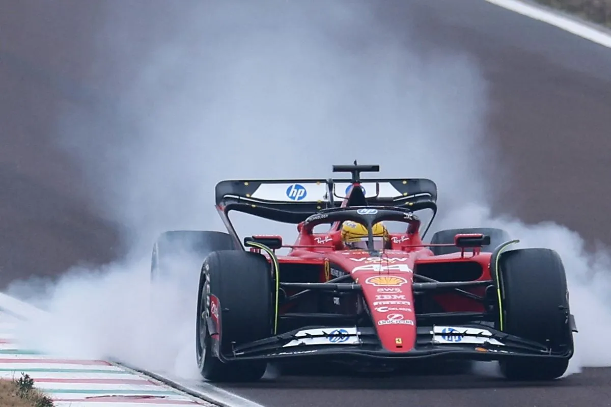 Lewis Hamilton forulykker under seneste Ferrari-test