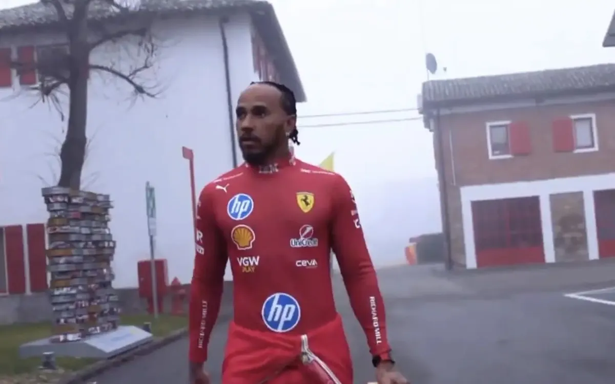 lewis hamilton ferrari debut