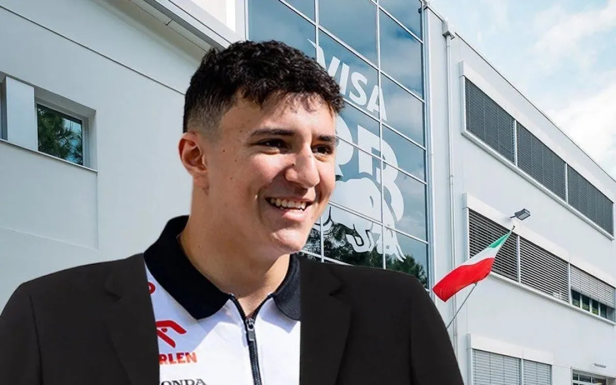 racing bulls isack hadjar ferrari joke