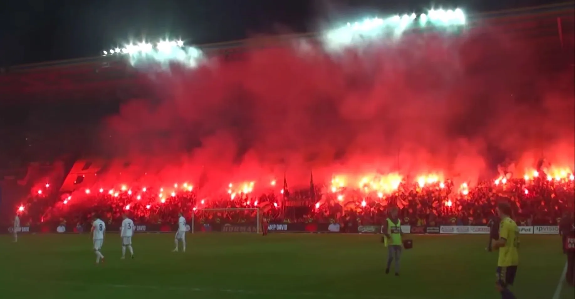 pyro pa brondby stadion
