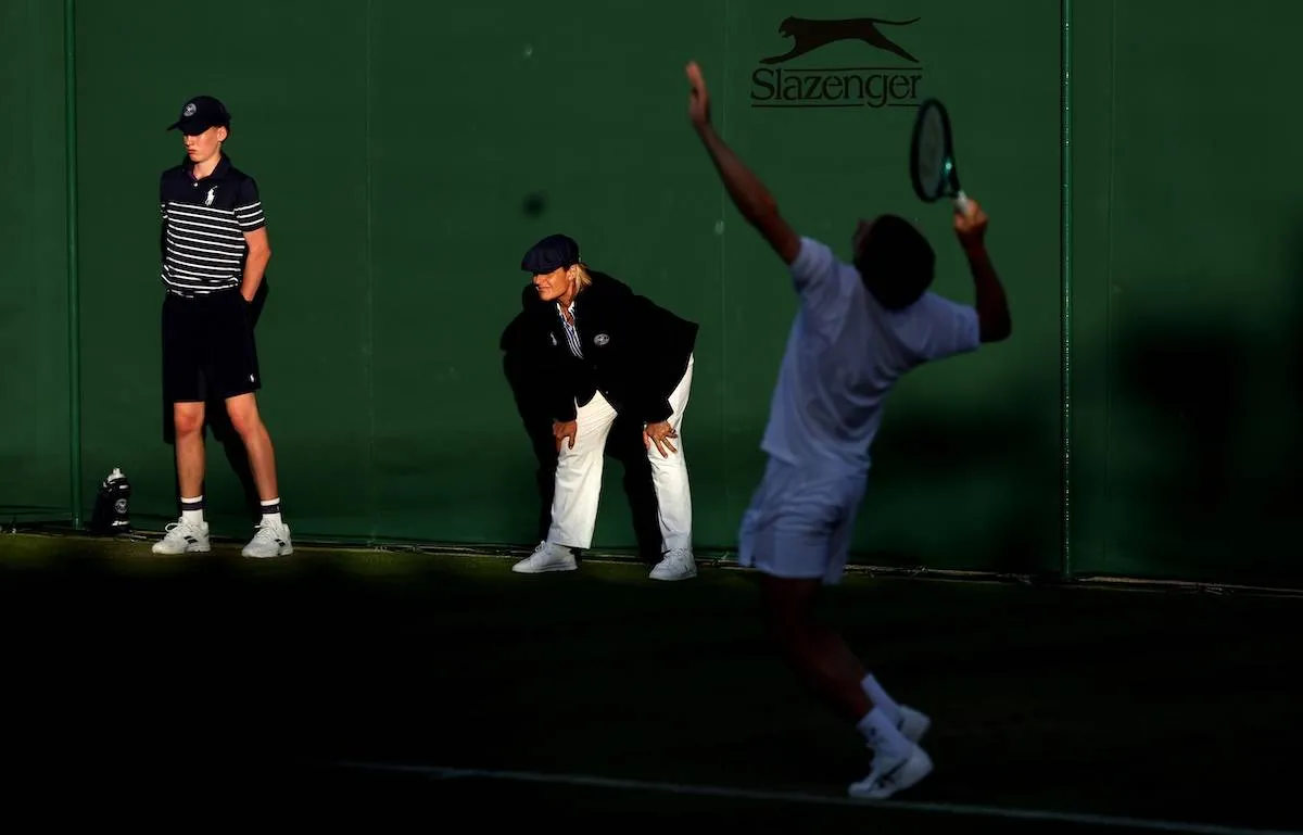 david goffin wimbledon line judge