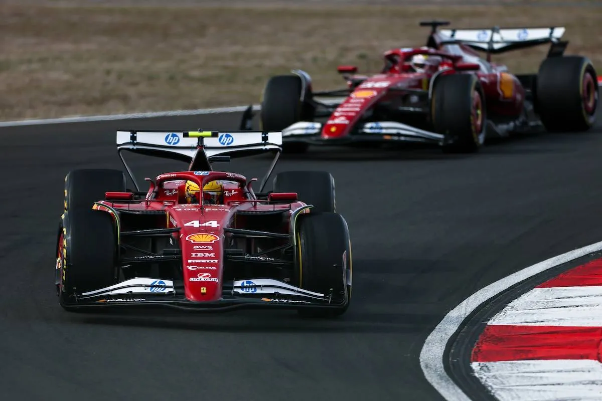 hamilton leclerc ferrari