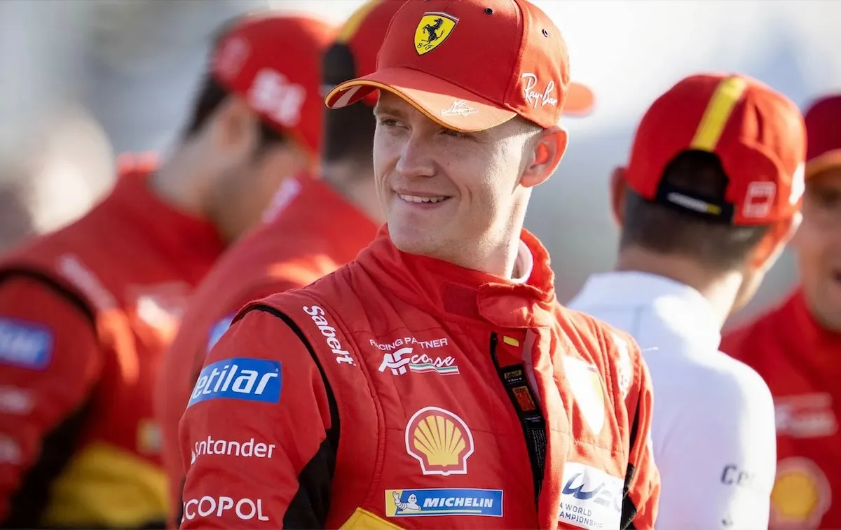Nicklas Nielsen vinder sæsonens første løb med Ferrari