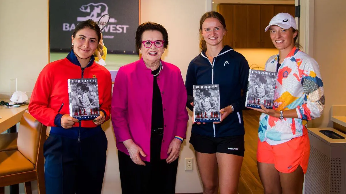 Bianca Andreescu, Billie Jean King, Barbora Krejcikova, Iga Swiatek