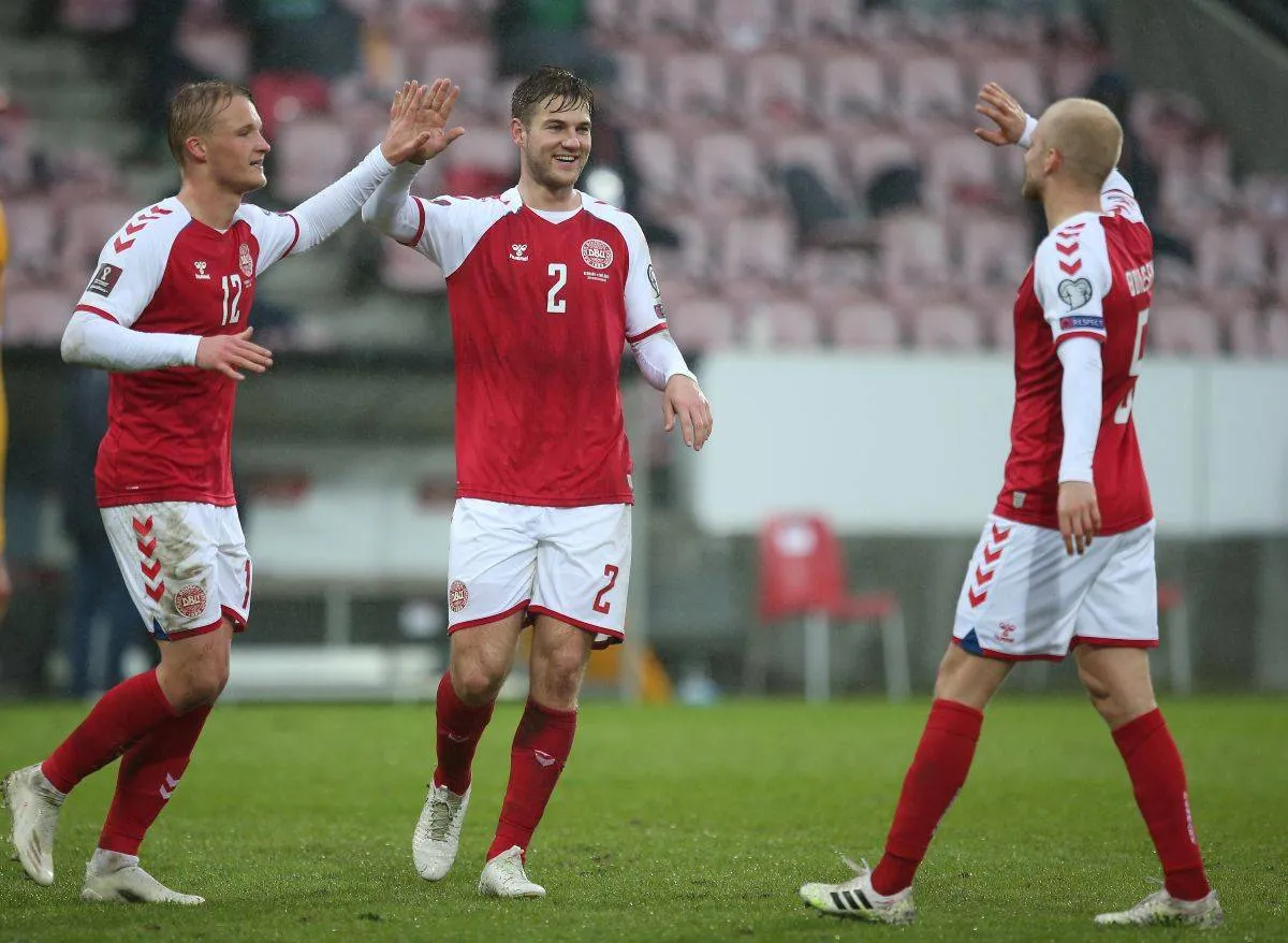 Kasper Dolberg Joachim Andersen Nicolai Boilesen