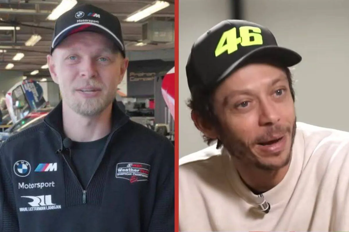Kevin Magnussen Valentino Rossi