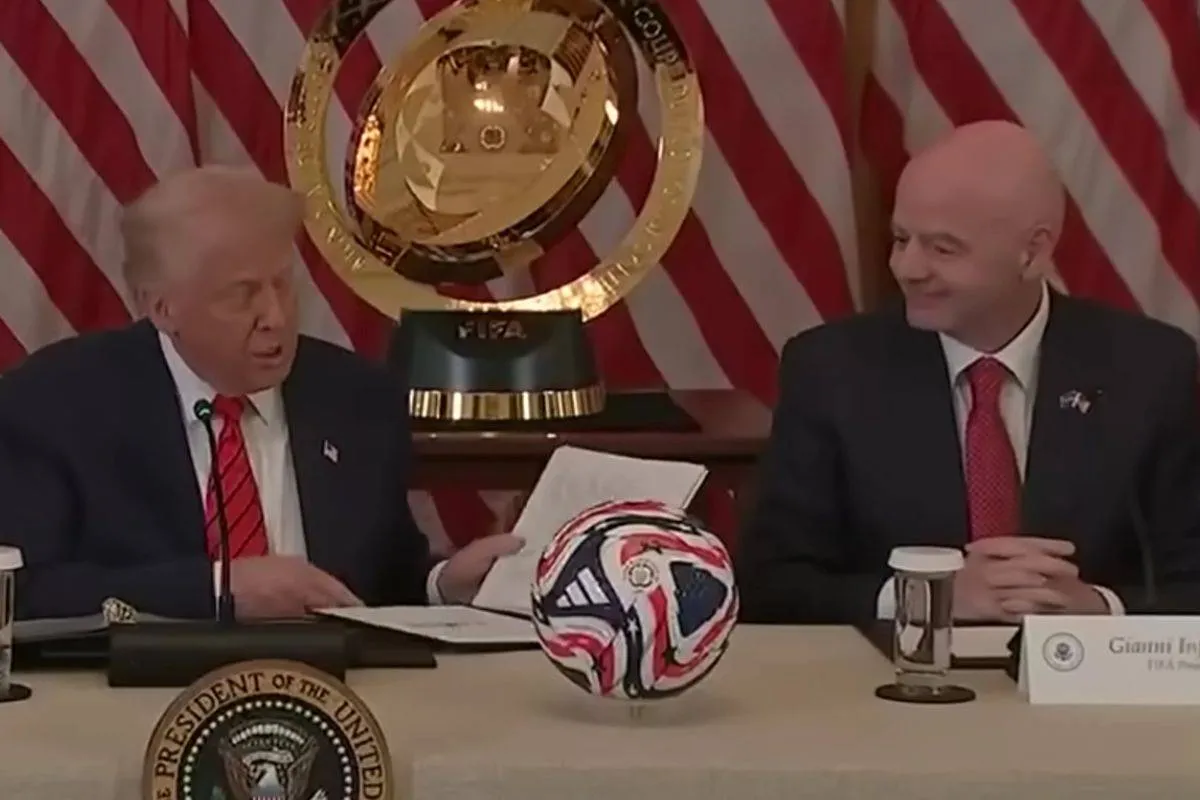 Donald Trump Gianni Infantino