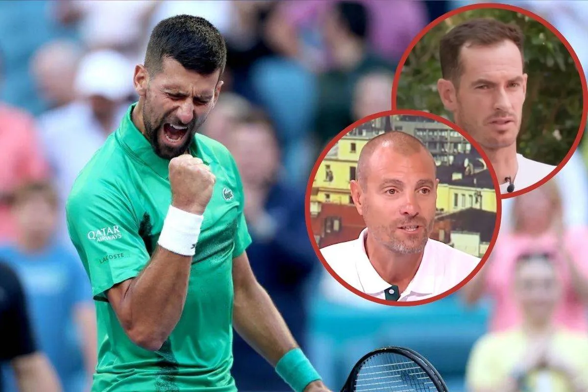 Novak Djokovic Andy Murray Boris Bosnjakovic