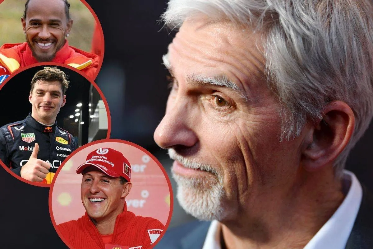 Damon Hill Lewis Hamilton Max Verstappen Michael Schumacher