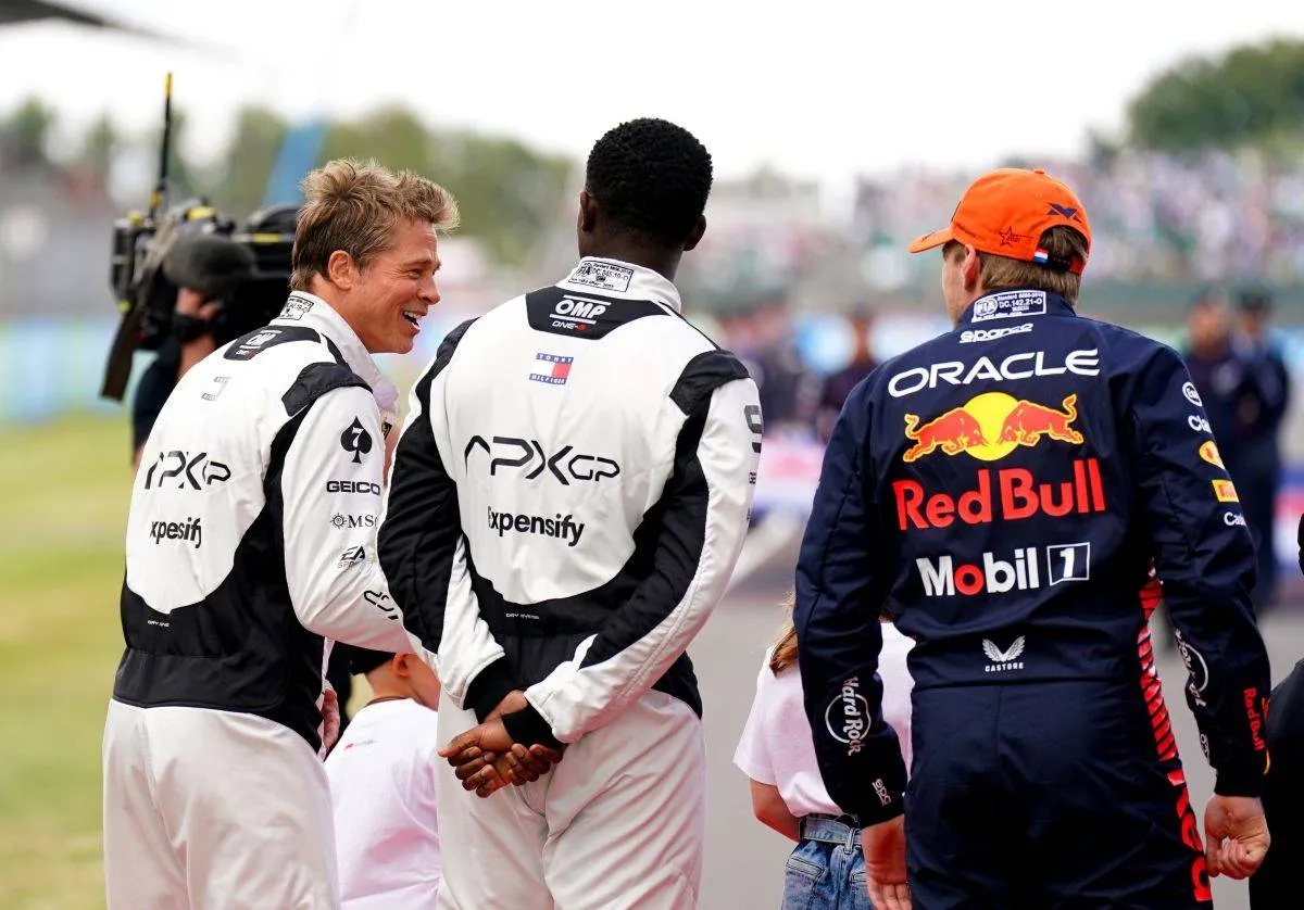Brad Pitt Idris Elba Max Verstappen