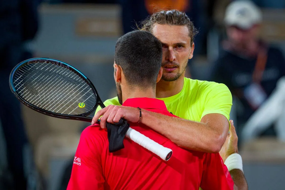 Alexander Zverev Novak Djokovic