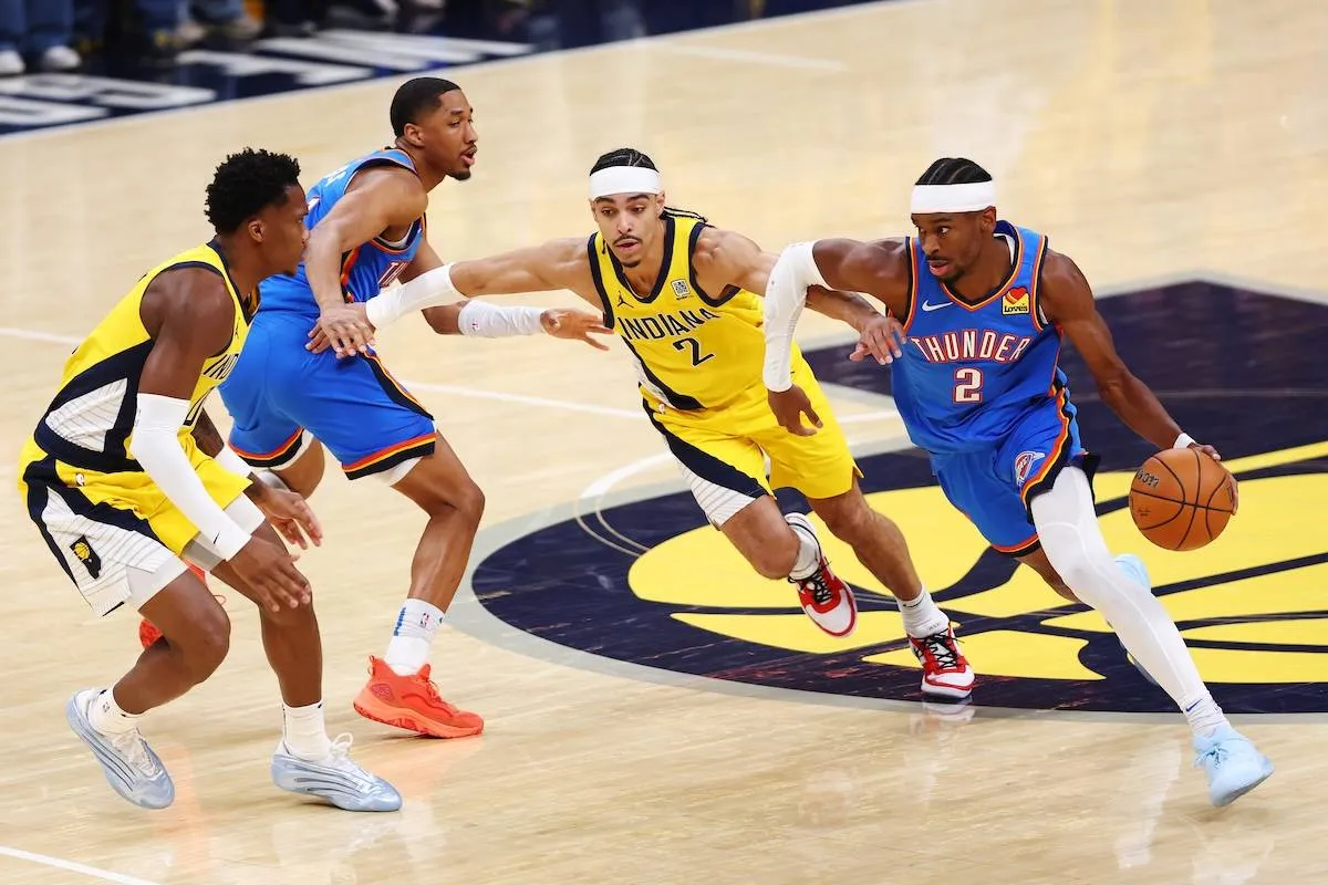 shai gilgeous alexander okc thunder indiana pacers