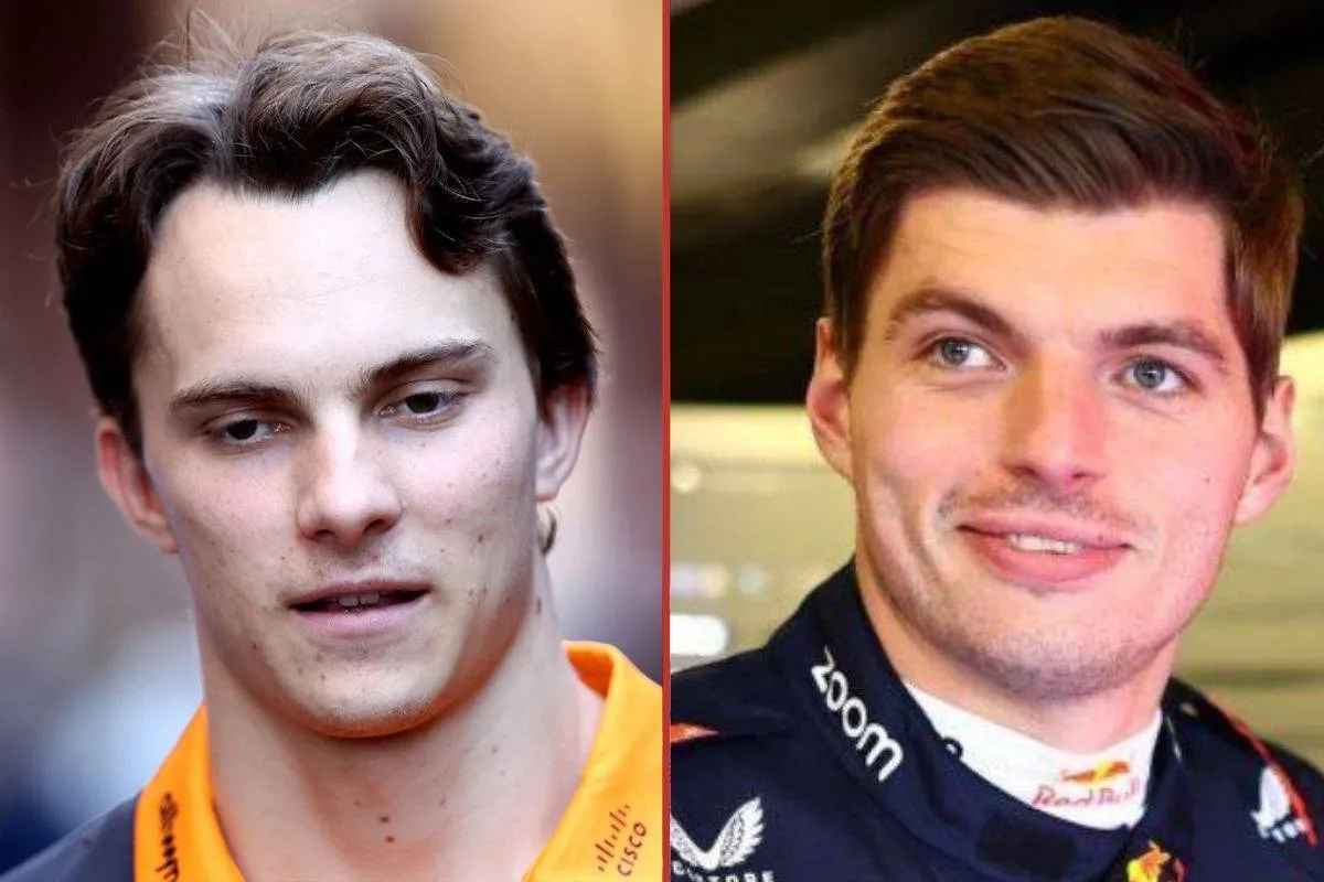 Oscar Piastri Max Verstappen