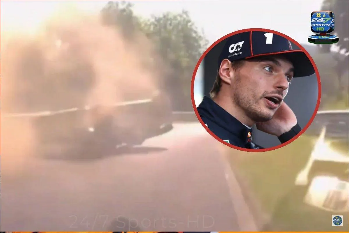 Max Verstappen uheld på Nürburgring