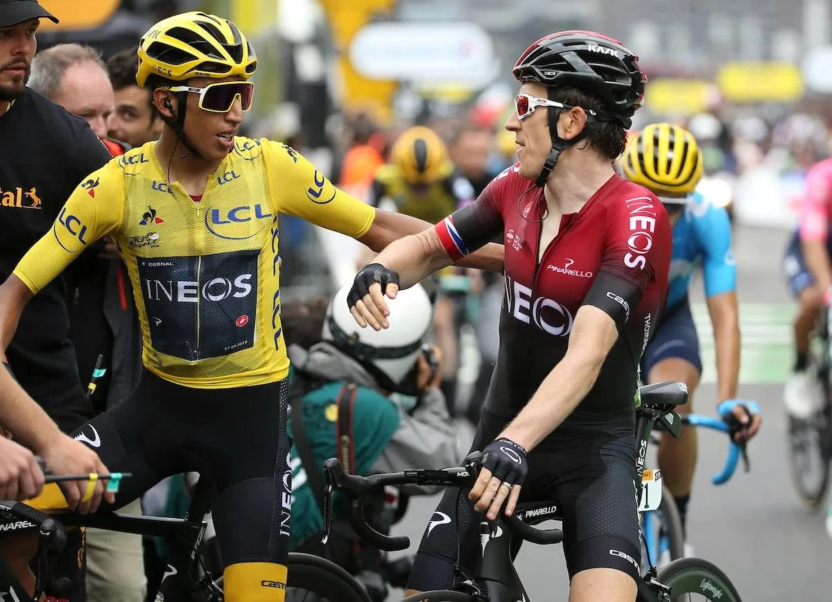 Egan Bernal + Geraint Thomas