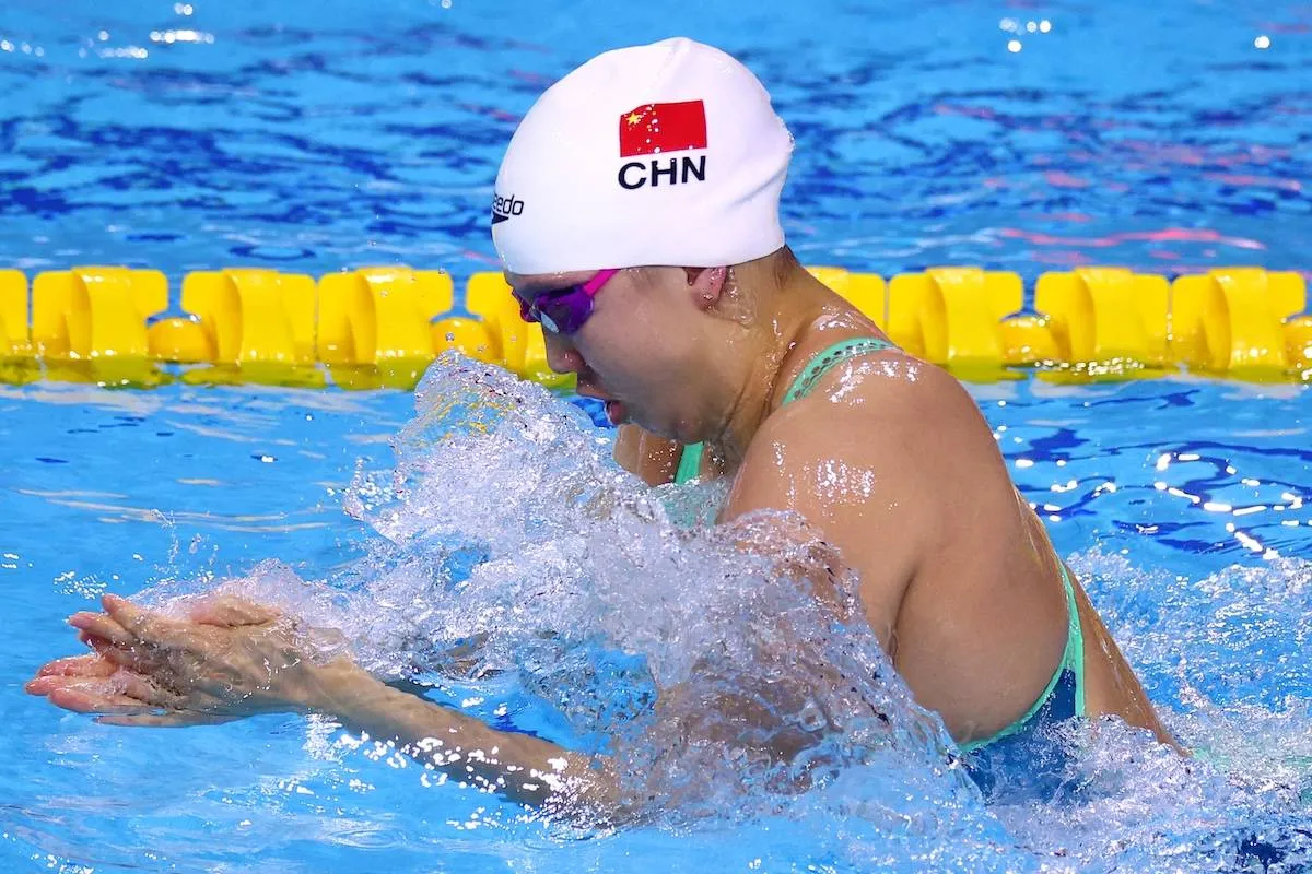 Kinesisk svømmer Tang Qianting