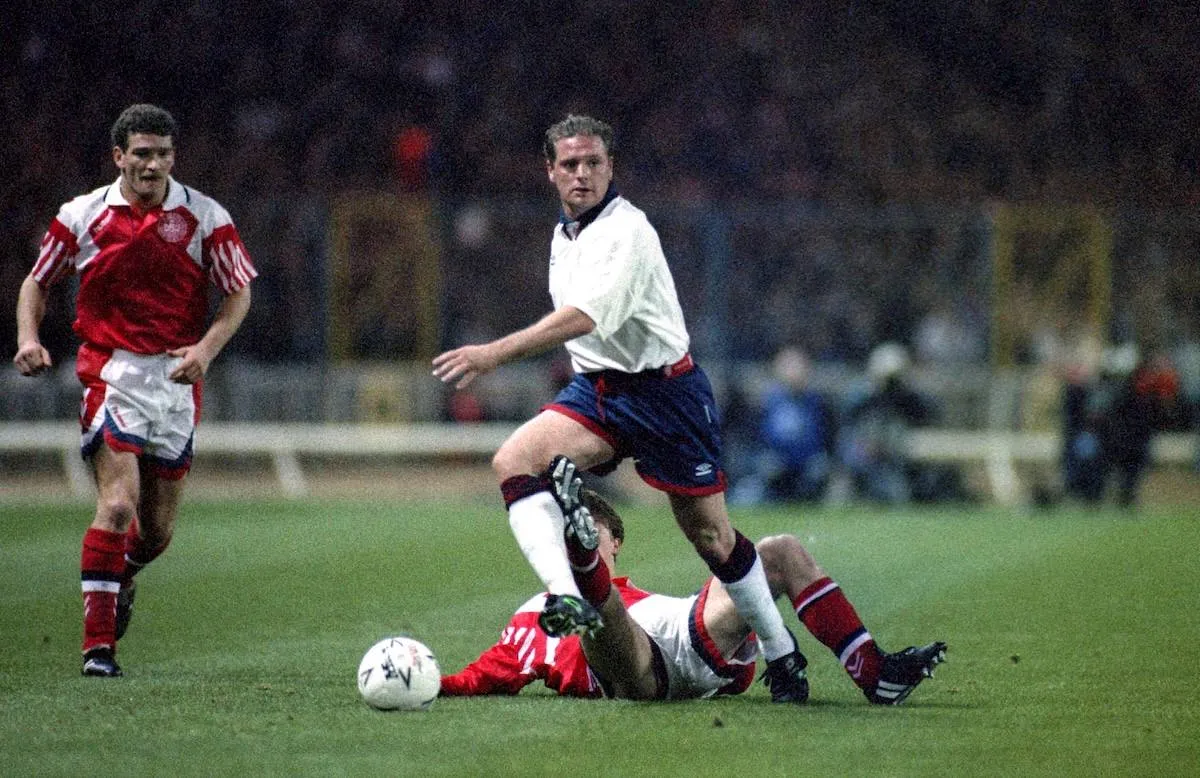 Paul Gascoigne + John Faxe Jensen
