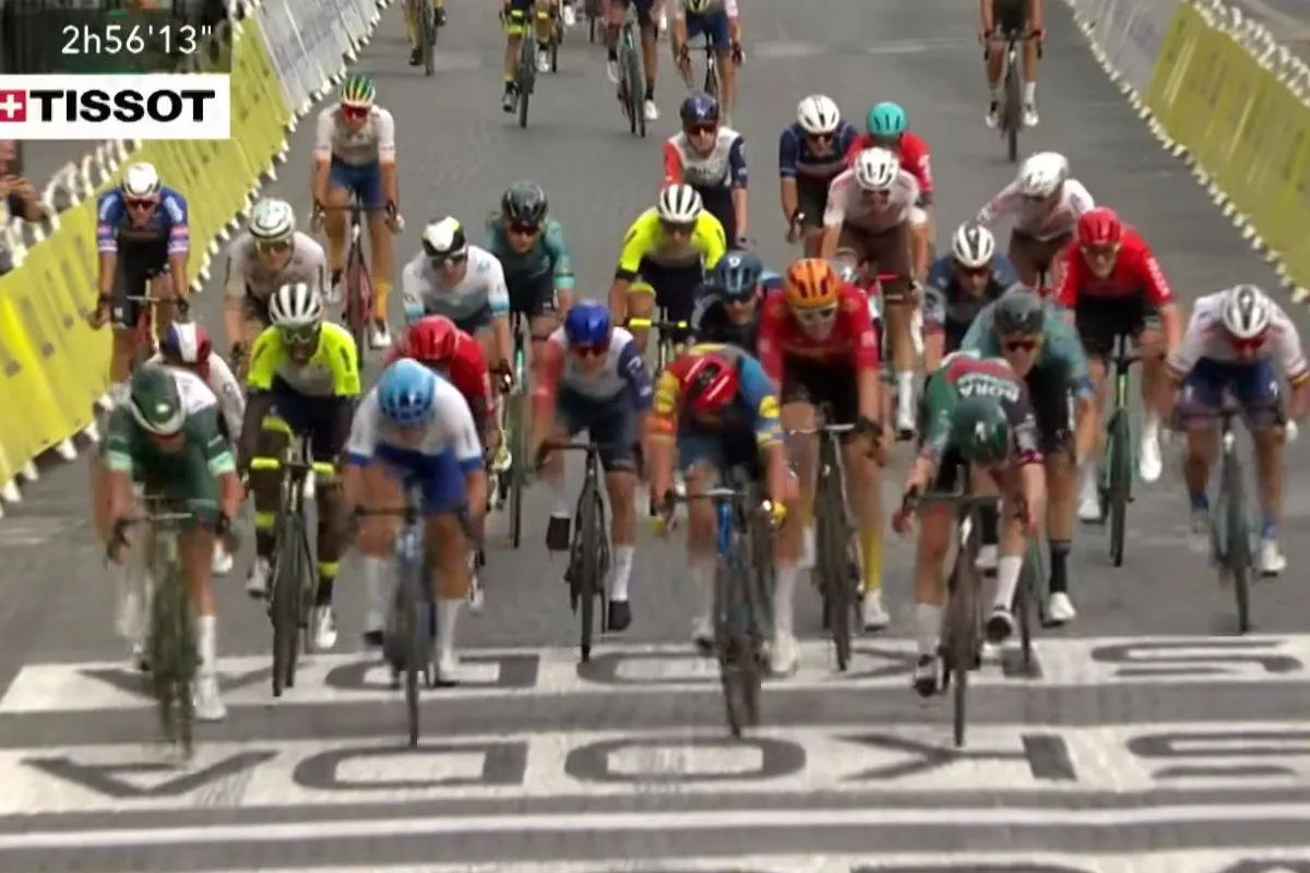 Tour de France sprinterafslutning på Champs Elysée