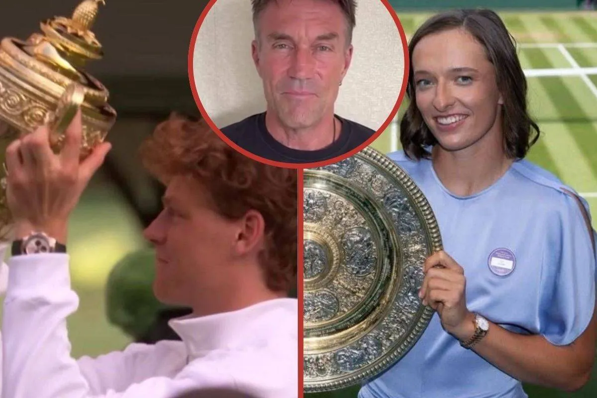 Jannik SInner Iga Swiatek Pat Cash