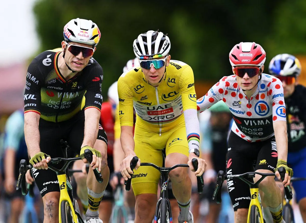 wout van aert tadej pogacar jonas vingegaard tour de france