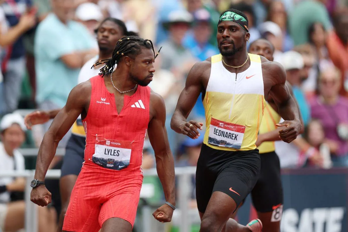 Kenny Bednarek Noah Lyles