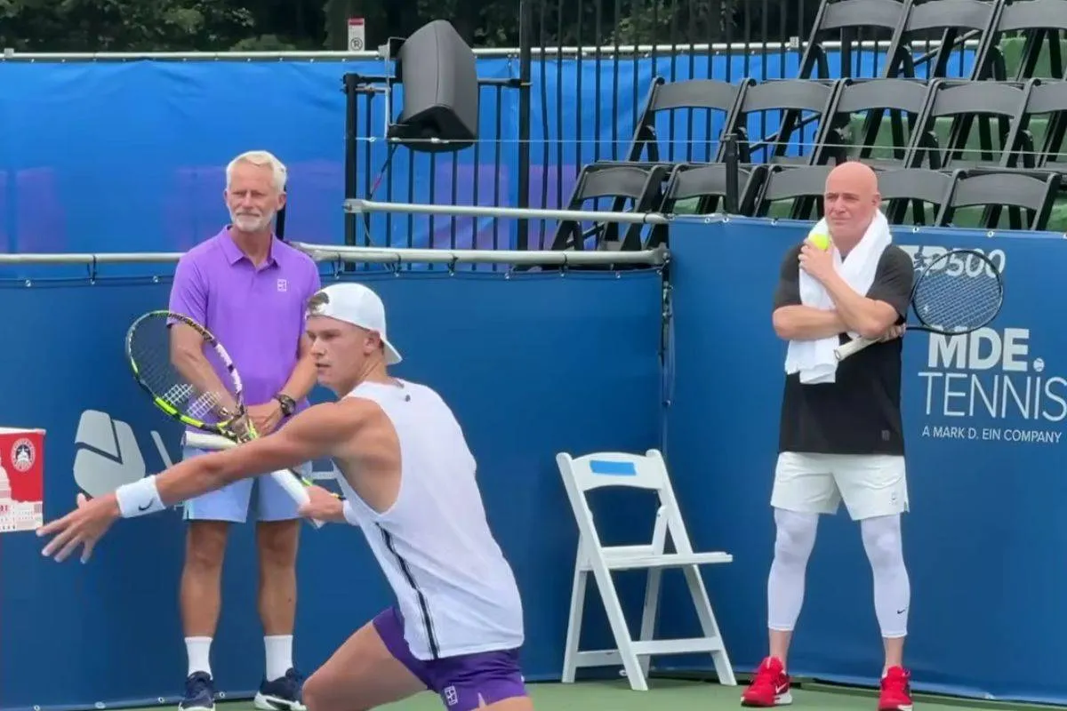 Holger Rune Lars Christiansen Andre Agassi