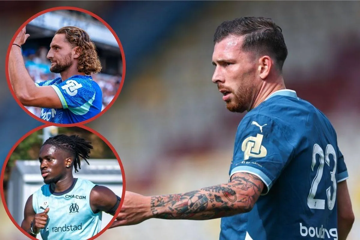 Pierre-Emile Højbjerg Adrien Rabiot Jonathan Rowe